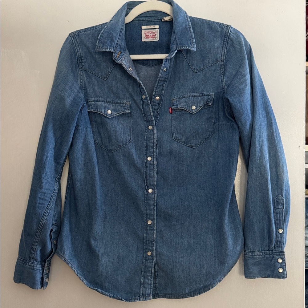 Levi's Classic Blue Denim Shirt